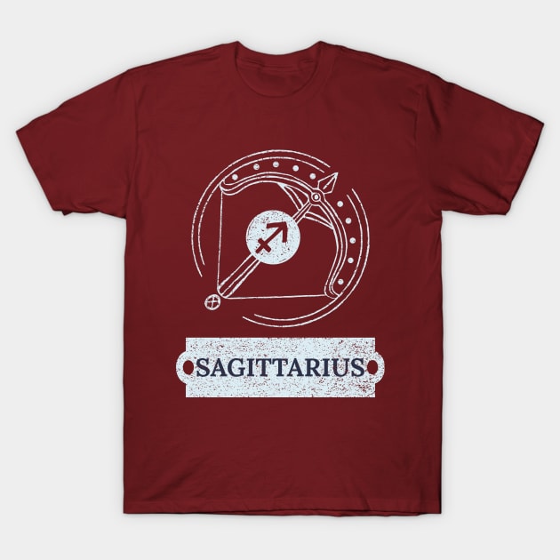 Sagittarius Zodiac  Sign Design T-Shirt by ArtPace